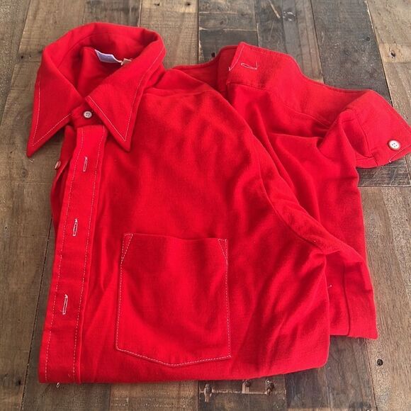 Wrangler Size L (16-16 1/2 neck) Vintage Button Down - Picture 9 of 9